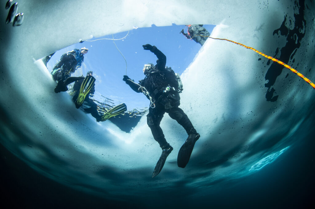 SCUBA Diving Beneath the Ice