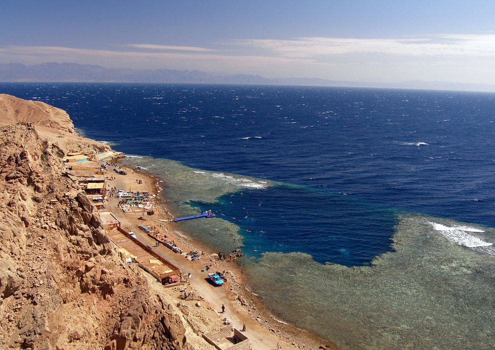 blue dahub, egypt