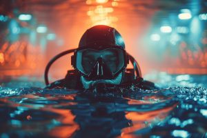 deep sea diving heart health